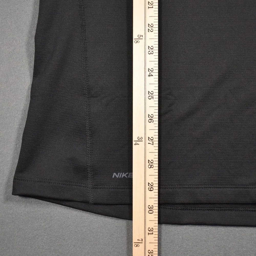 Nike Pro Mens Coldgear Mock Neck Long Sleeve Shirt X-Large Black NWT DH4806